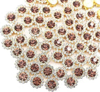 12mm 150pcs Light Purple Sew on Rhinestones, Crystals Glass Gems by Unknown