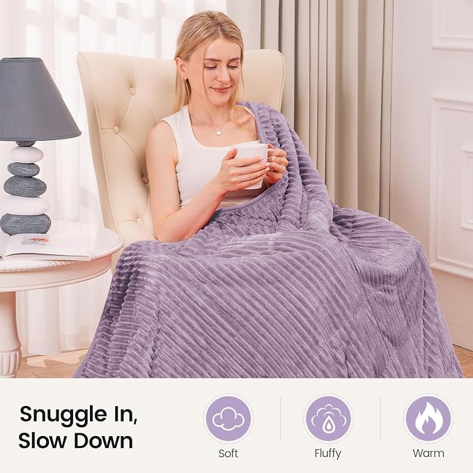 Sherpa Fleece Adult Weighted Blanket 20lbs - Image 4