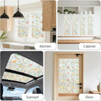 Kromapolis Window Privacy Film, Stained Glass Sticker Window Clings, Decorative - Image 5