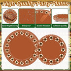 100 Pcs Cielito Lindo Plates Platos De Barro Mexicanos Mexican Party Plates and - Image 3