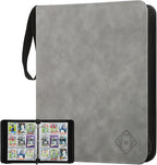 Trading Card Binder with Sleeves 9 Pocket Premium 720 Double Sided Pocket PU by MOSLA