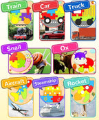 Yetonamr Wooden Toddler Puzzles Gifts Toys - Image 4