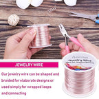 anezus 20 Gauge Jewelry Wire, 28 Yards Craft Wire Tarnish Resistant Copper - Image 4