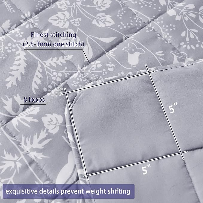 yescool Weighted Blanket for Adults Cooling Heavy Blanket for Sleeping Perfect - Image 4