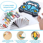 Fuse Beads Kit 24 Colors Melting Beads 21000 Pcs 5mm Beads - Image 3