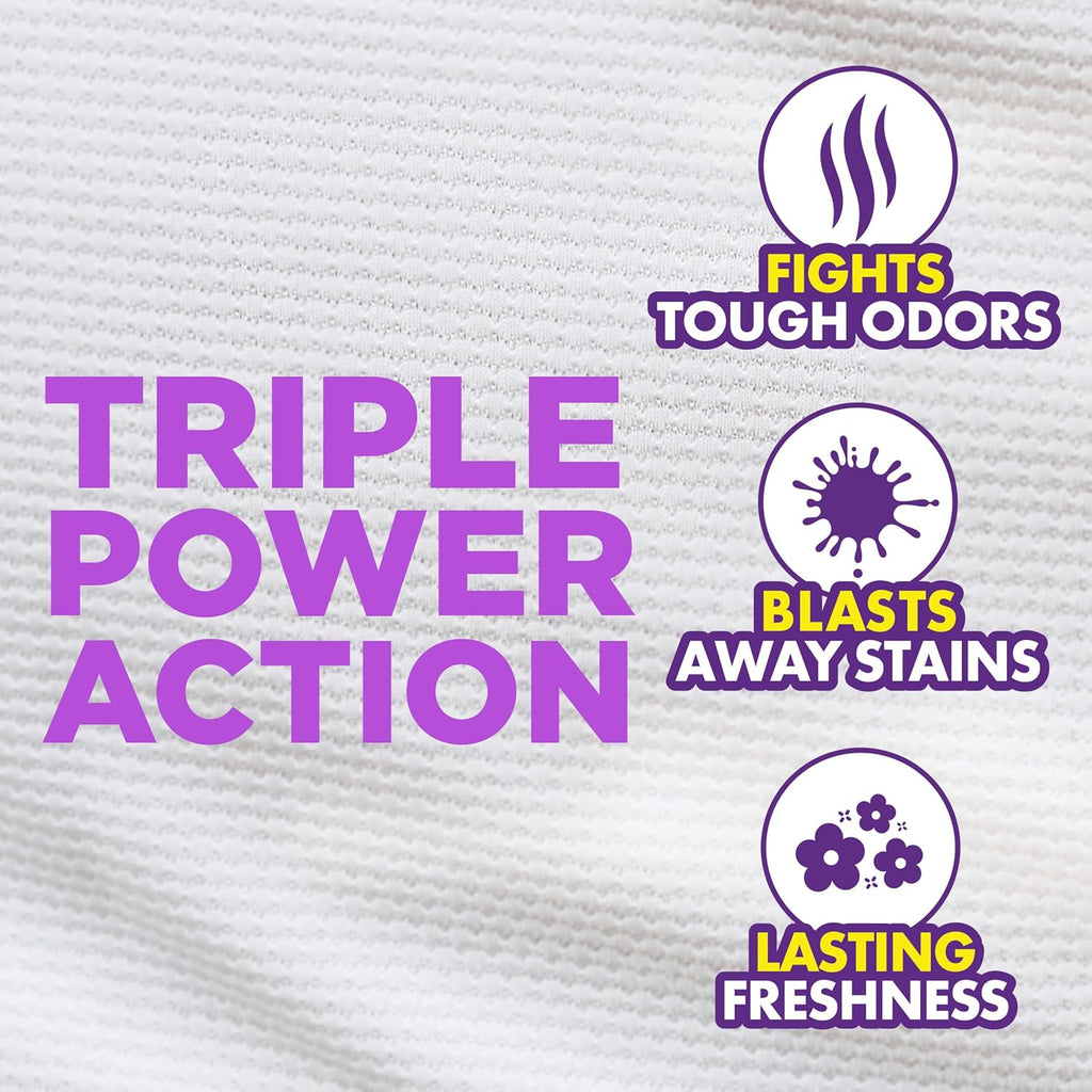 ARM & HAMMER Plus OxiClean Odor Blasters Fresh Burst, 77 Loads Liquid Laundry Detergent, 100.5 Fl oz