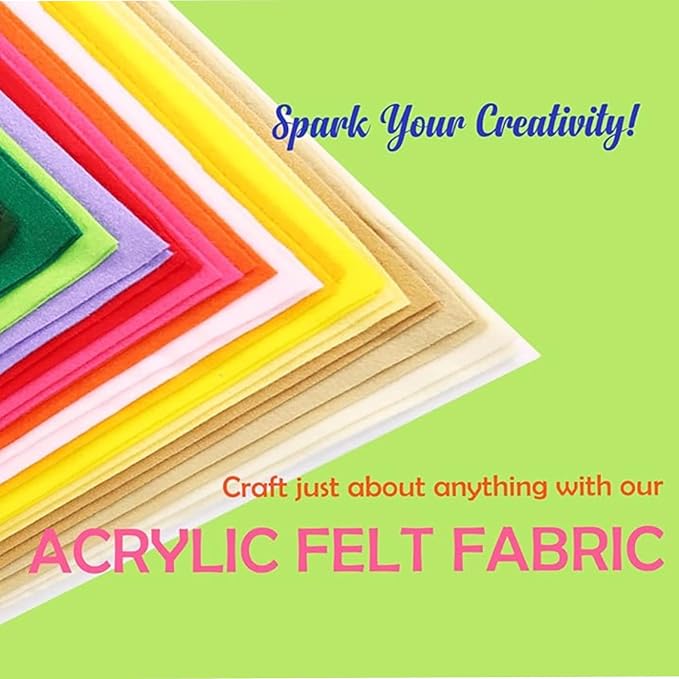 FabricLA Acrylic Felt Sheets for Crafts - Image 2