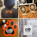 yhslmh Lion Tiger Stencils for Painting on Wood Reusable Animal Spray Paint - Image 6