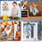 Cinnvoice 12 Pcs Summer Seasonal Diamond Art Hanging Ornament Kit - Image 2