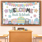 Composition Notebook Bulletin Board Welcome Back to School Classroom by ojustbeok