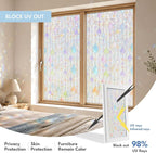 ADD.HERES Window Privacy Film, Stained Glass Decorative Static Cling, Removable - Image 4