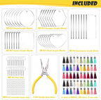 251PCS Blank Keychains for Vinyl, Acrylic Blanks Bulk - Image 2