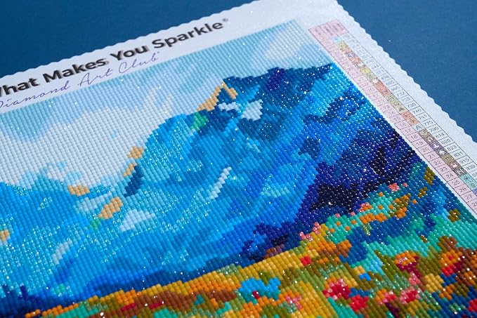 DIAMOND ART CLUB Blooming Meadow Diamond Painting Kit, Fun DIY Crafts - Image 6