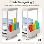  Foldable Heat Press Table—Hold 36 Vinyl Rolls, Movable Heat Press - Image 3