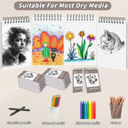 20 Pcs Sketch Books Bulk 5.5 x 8.5 In 800 Sheets Top Spiral Bound Sketch Pad - Image 3