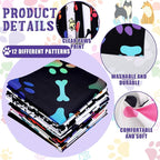 Tudomro 16 Pcs 10 x 10 Inch Dog Print Fabric Cute Animal Print Fabric Quilt - Image 4