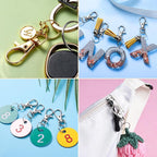 LEOBRO 160PCS Lobster Claw Clasps and Key Rings, Keychain Making kit, Keychains - Image 5