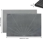 35" x 23" Self Healing PVC Cutting Mat, A1-Black or Gray | Large, Double Sided - Image 3