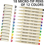 Shuttle Art 18-Pack Micro-line Pens - Image 2