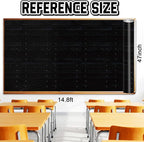 Inkspire Black Wood Bulletin Board Paper Roll, 14.8FTx47IN Large Reusable - Image 2