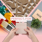 - 4” x 4” Wooden Blocks for Crafts - Image 6