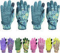 Thorn Proof&Puncture Resistant Gardening Gloves with Grip,Garden Gloves for Women, Leather Work Gloves,Gifts