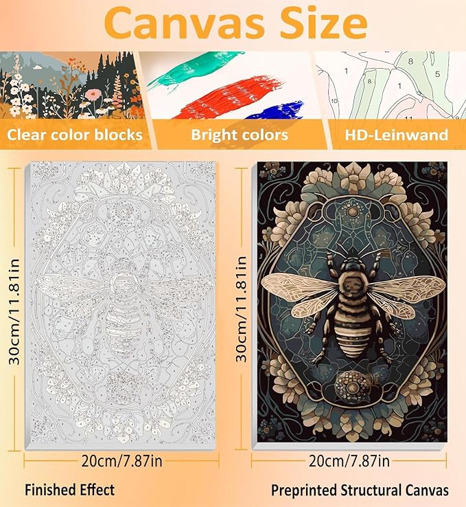 3 Pack Framed Paint by Numbers for Adult - Image 3