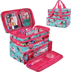 SINGER Sewing Accessories Organizer – Double Layer Portable Sewing Storage Bag by Unknown
