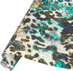 Tintnut Turquoise Cowhide Heat Transfer Vinyl Roll, easy cut & weed, stretch by Tintnut
