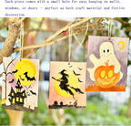 Piatoeke 16PCS 5.9×4.7in Unfinished Wooden Halloween Cutouts Board - Image 4