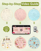 Santune 3 Sets Embroidery Kit for Beginners Adults, Learn Over 30 Different - Image 3