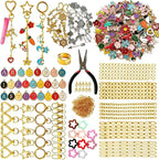 428Pcs Lip Gloss Keychain Making Kit, DIY Craft Supplies by Unknown