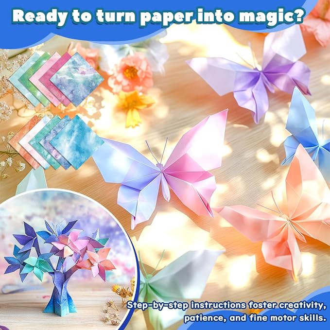 Origami Kit For Kids Ages 5-12, Includes 200 Sheets Of Origami Paper - Image 8