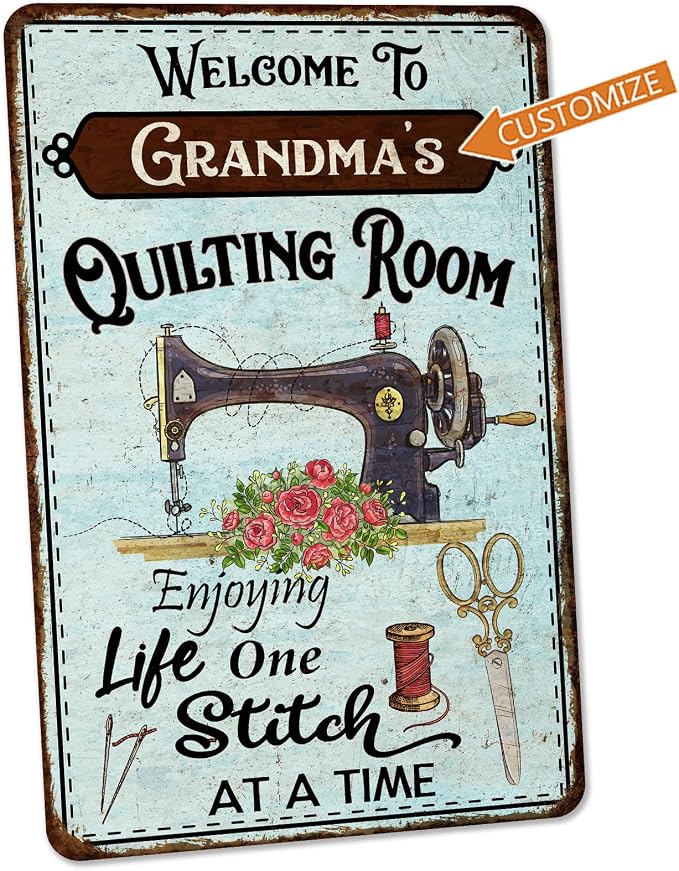 Personalized Quilting Room Sign Custom Sign Art Room Décor - Image 2
