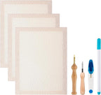 3PC 11.8''x15.7'' Punch Needle Frame, Punch Needle kit Includes 3 Wooden Frame by Zuaooz