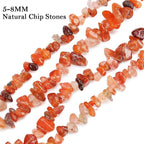 456 PCs Natural Chip Stone Beads, 5-8mm Irregular Multicolor Gemstones Loose - Image 3