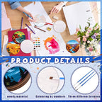 Reallnaive 8 Pcs Mountain Paint by Numbers Coasters Kit - Image 3