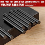 Arrow Full Size Hot Glue Sticks, 200 Pack Black Glue Gun Sticks, Craft General - Image 4