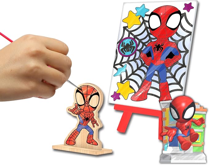 Tara Toys Spidey 5 in 1 Creativity Tub | Includes plaster figure, and paint. - Image 7