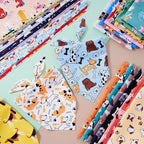 Sweetude 100 Pcs Dog Bandanas Bulk Dog Bandana Bibs Pet Bandanas - Image 5