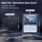 400 Pack Card Sleeves, 200 Matte Blue Trading Card Sleeve and 200 Perfect Fit - Image 3