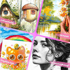 Marker Paper 9" x 12", 50 Sheets Alcohol Marker Paper, Loose Drawing Paper | - Image 6