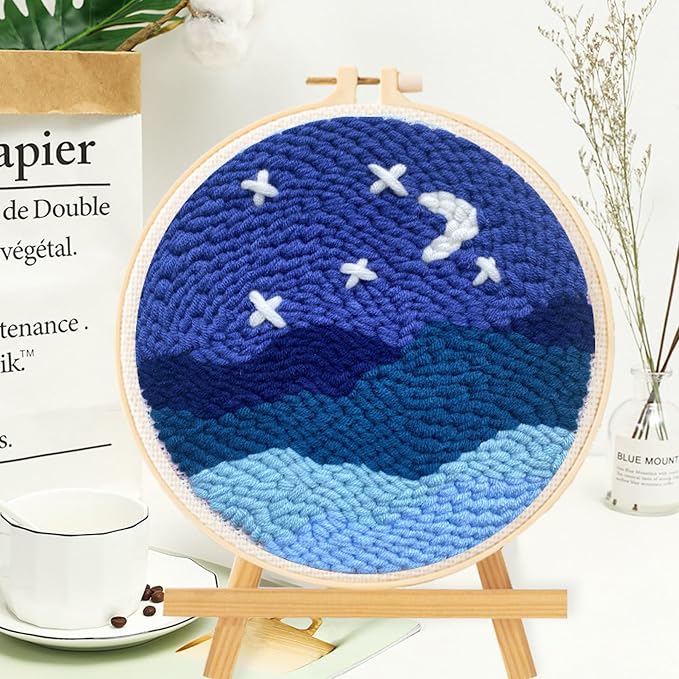 Allazone Punch Needle Embroidery Starter Kits, Pattern Punch Needle Kits - Image 4