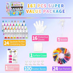 24 Colors Tie Dye Kit, Tie Dye Set - Image 2