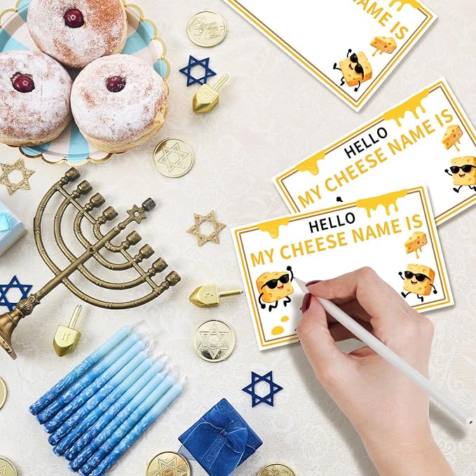 What's Your Cheese Name Game Cards, Birthday Game Supplies, 1 Cheese Name Game - Image 4