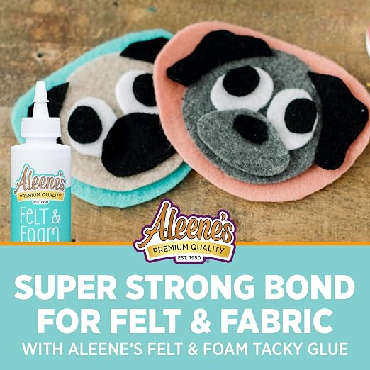 Aleene's Felt and Foam Glue, Strong Bond Tacky Glue, Felt and Fabric, 4 lf oz - Image 5