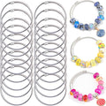 ZYEHXED 20 Pieces Snake Charm Bracelet Stainless Steel 3mm Expandable Charm by BRACELETMAKINGKIT