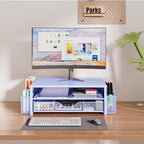 OPNICE Desk Organizers and Accessories, Computer Monitor Stand Riser - Image 2