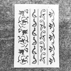 TIAMECH A4 Reusable Border Edge Corner Stencil - Image 2