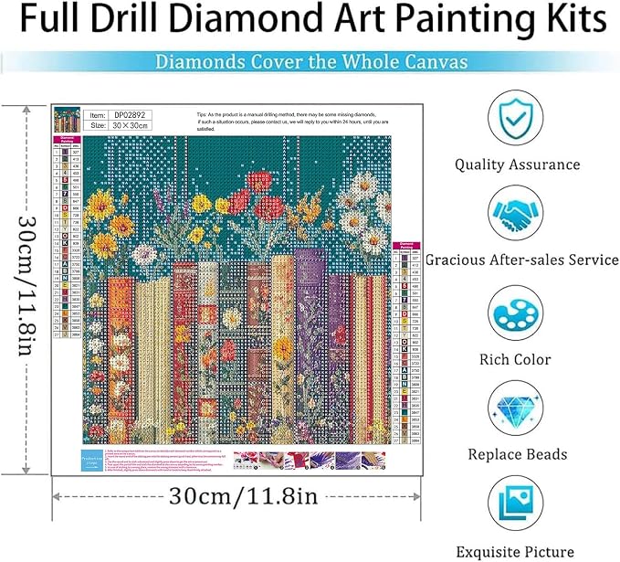 EIBEILI Diamond Art Kits for Adults, Book 5D Diamond Painting Kits for Beginner - Image 3